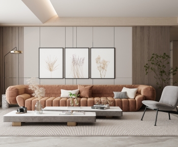 Modern A Living Room-ID:884932991