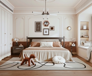 French Style Bedroom-ID:600894937