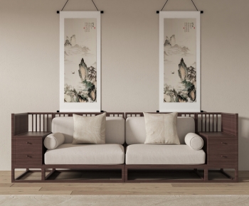 New Chinese Style A Sofa For Two-ID:115320792
