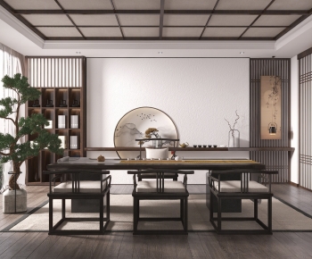 New Chinese Style Tea House-ID:457197904