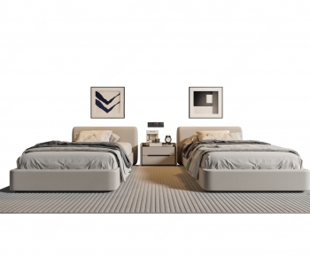 Modern Single Bed-ID:892905001