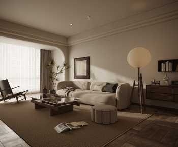 Wabi-sabi Style A Living Room-ID:374175076