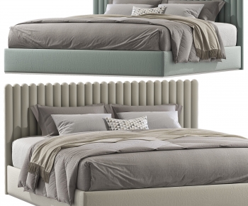 Modern Double Bed-ID:618472103