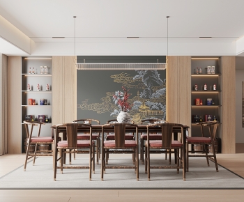 New Chinese Style Dining Room-ID:856836088