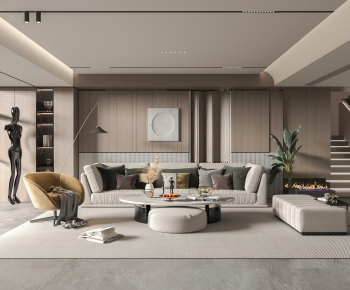 Modern A Living Room-ID:976358894