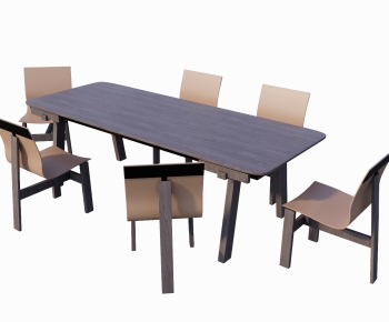 Modern Dining Table And Chairs-ID:372579171