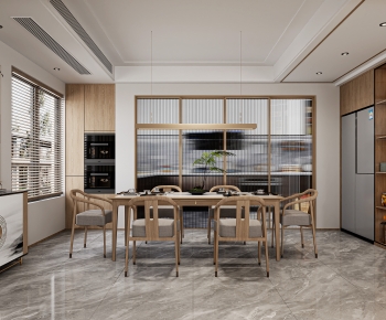 New Chinese Style Dining Room-ID:768569957