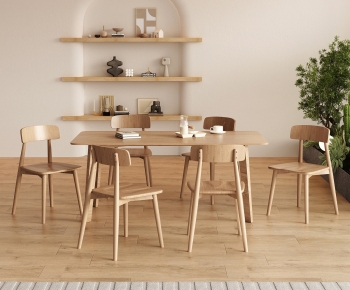 Modern Dining Table And Chairs-ID:154989008