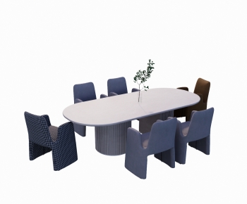 Modern Dining Table And Chairs-ID:506329544