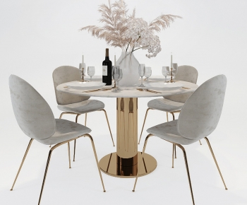 Modern Dining Table And Chairs-ID:973056086