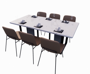 Modern Dining Table And Chairs-ID:768421893