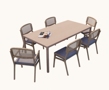 Modern Dining Table And Chairs-ID:393995055