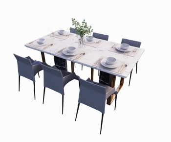 Modern Dining Table And Chairs-ID:604054935