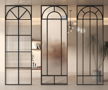 Modern Glass Screen Partition-ID:861252073