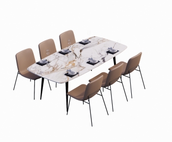 Modern Dining Table And Chairs-ID:626281022