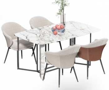Modern Dining Table And Chairs-ID:586519213