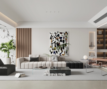 Modern A Living Room-ID:476756106