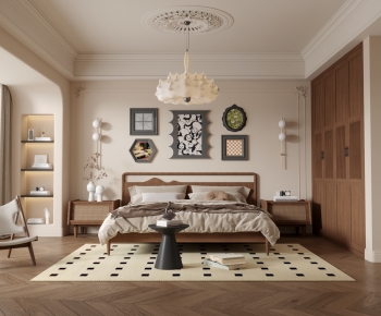 French Style Bedroom-ID:737077955