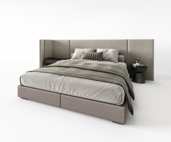 Modern Double Bed-ID:791589984
