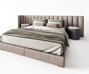 Modern Double Bed-ID:954874992