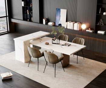 Modern Dining Table And Chairs-ID:218792924