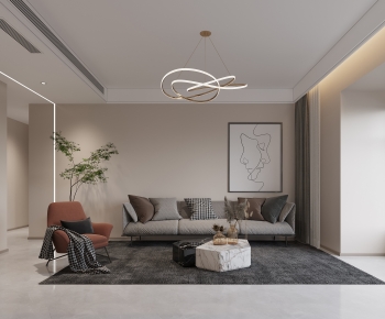 Modern A Living Room-ID:960544111