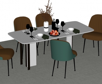 Modern Dining Table And Chairs-ID:324194917