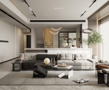 Modern A Living Room-ID:138154985