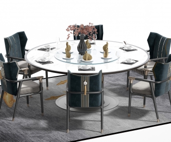 New Chinese Style Dining Table And Chairs-ID:321022039
