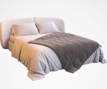 Modern Double Bed-ID:436832903