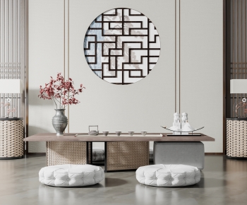 New Chinese Style Tea Tables And Chairs-ID:764431002