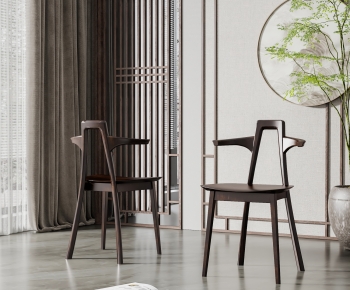 New Chinese Style Dining Chair-ID:598560092