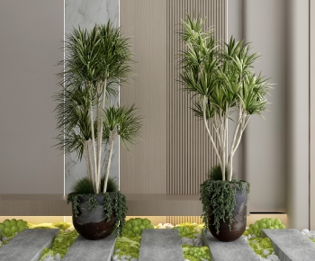 Modern Ground Green Plant Potted Plants-ID:585063936