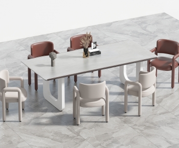 Modern Dining Table And Chairs-ID:871928932