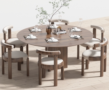 Modern Dining Table And Chairs-ID:284688009