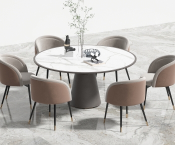 Modern Dining Table And Chairs-ID:635680913