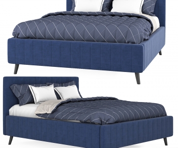 Modern Double Bed-ID:518919948