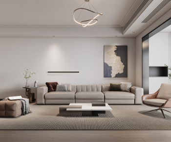 Modern A Living Room-ID:728106025