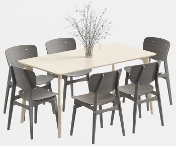 Modern Dining Table And Chairs-ID:910120011