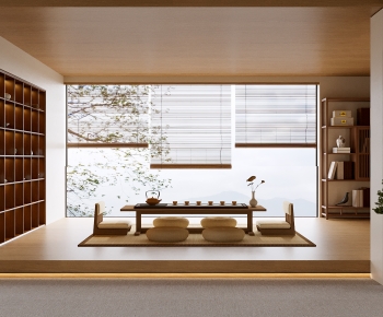 New Chinese Style Japanese Style Tea House-ID:393415938