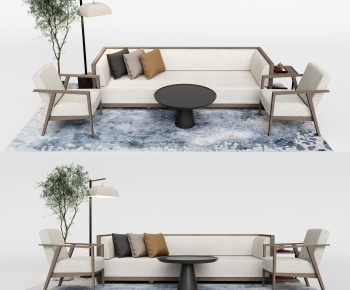 Wabi-sabi Style Sofa Combination-ID:209676036