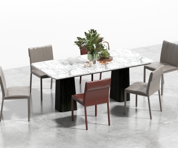 Modern Dining Table And Chairs-ID:701317076