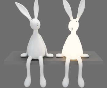 现代兔子装饰灯-ID:488265999