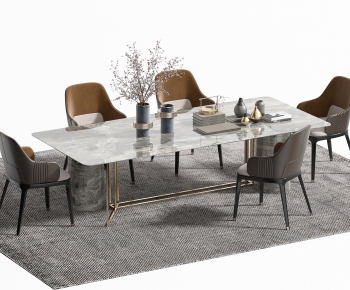 Modern Dining Table And Chairs-ID:971699953