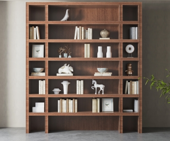 New Chinese Style Bookcase-ID:151407005