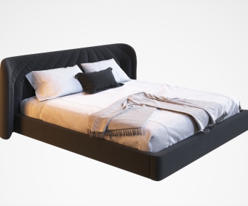 Modern Double Bed-ID:412988909