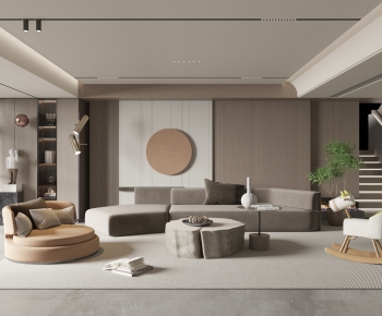 Modern A Living Room-ID:599590062