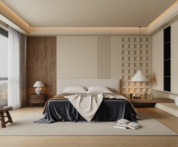 Wabi-sabi Style Bedroom-ID:173319104
