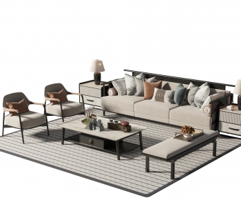 New Chinese Style Sofa Combination-ID:643320191