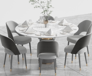 Modern Dining Table And Chairs-ID:723431197